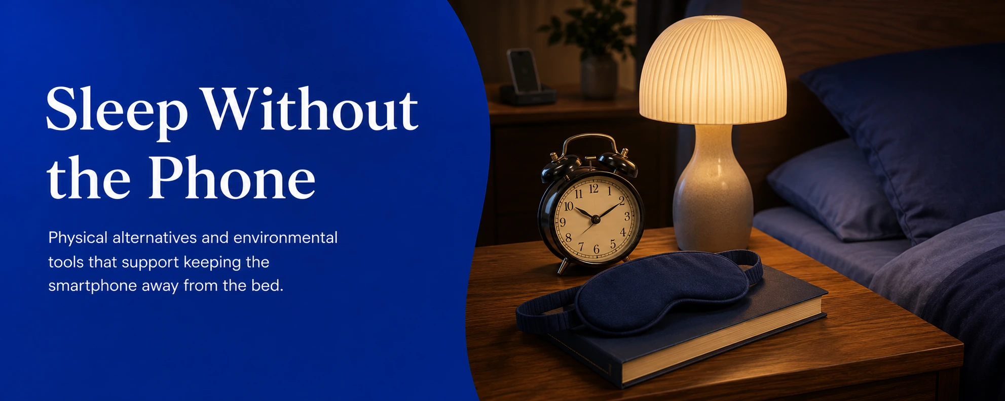 HOS Sleep Without the Phone tools and gear banner